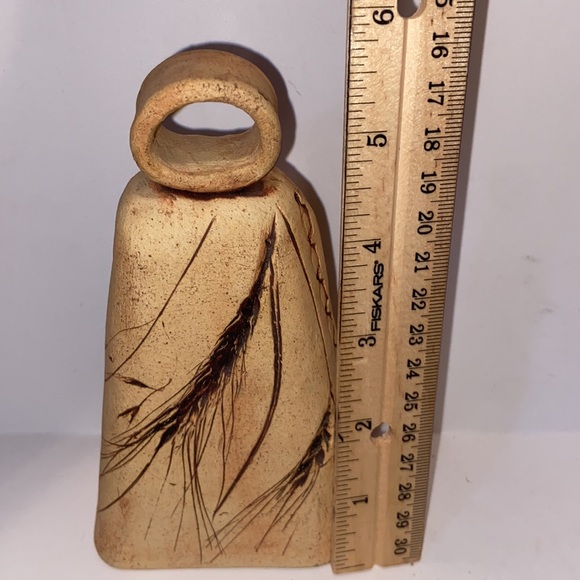 Wheat Grass Ceramic Cowbell Kansas 1982 - Picture 10 of 10